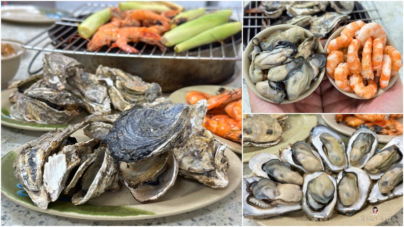 夯霸鮮蚵白蝦吃到飽 鮮蚵白蝦吃到飽只要399元 還有白飯、冰淇淋放題 而且免收服務費唷！ @兔貝比的菲比尋嚐