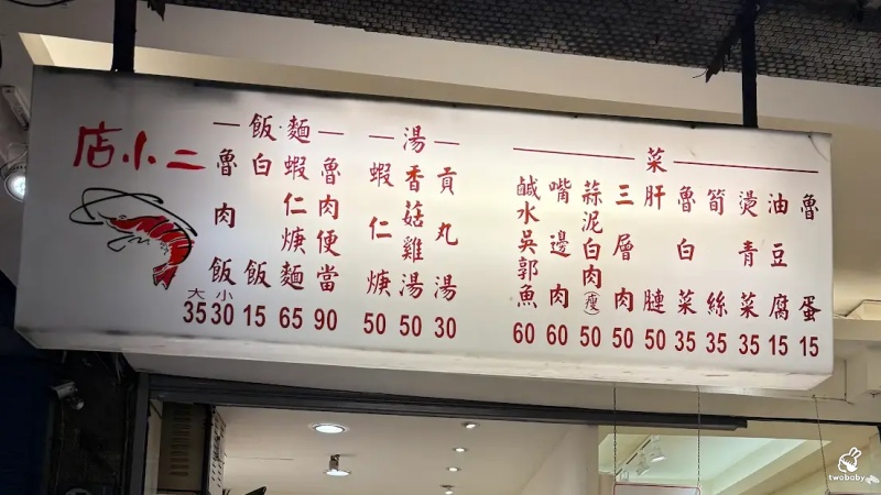 店小二魯肉飯 三重五大魯肉飯之一 佛心銅板小吃 魯肉飯只要30元 小菜15元起！ @兔貝比的菲比尋嚐