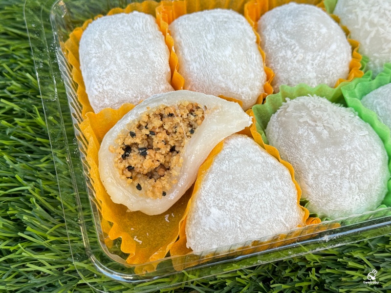 彰化伴手禮推薦 大元蔴薯 50年老字號 招牌鹹麻糬必買！ @兔貝比的菲比尋嚐