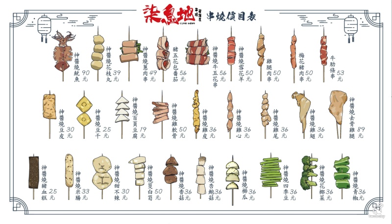 柒息地串燒居酒屋三重自強店 串燒只要19元起 舒適的環境卻只要夜市的價格 一間專屬台灣人的串燒居酒屋！ @兔貝比的菲比尋嚐