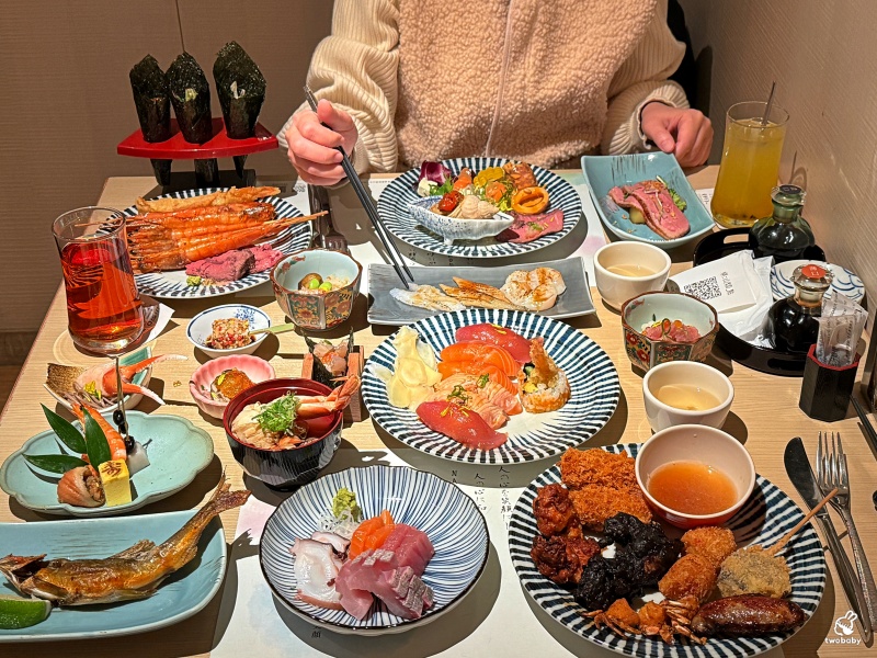 NAGOMI和食饗宴 台北最強日料吃到飽 從午餐一路吃到下午茶 3.5H悠閒用餐就是爽！ @兔貝比的菲比尋嚐