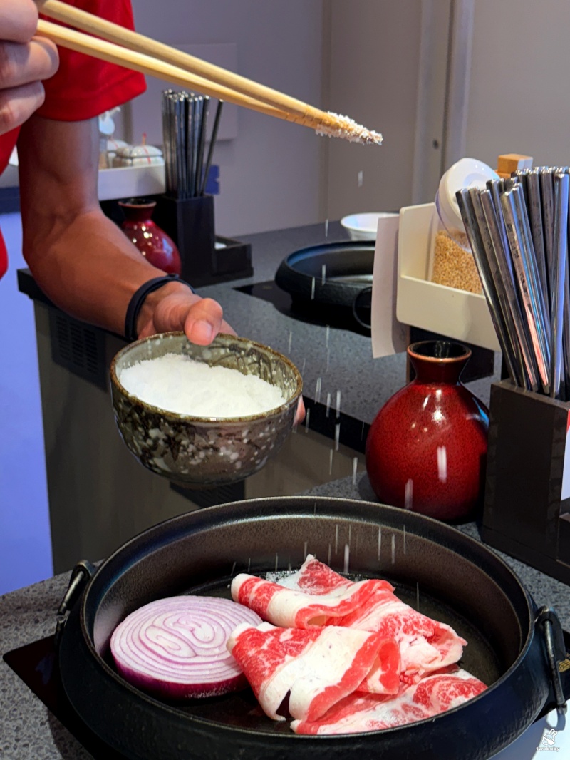 玉兔壽喜燒專門店｜台北第一家板前個人壽喜燒 友善I人自在吃鍋 還有時蔬自助吧 吃巧又吃飽！ @兔貝比的菲比尋嚐