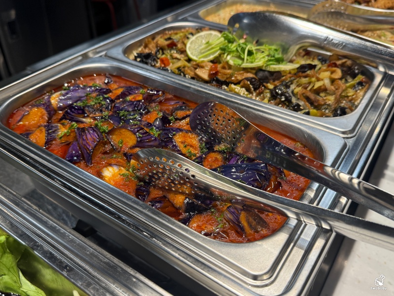 旭穗蔬食VEGANala 植境店｜台北蔬食Buffet吃到飽 400元有找 數十道原型優質料理 還能爽嗑2.5小時！ @兔貝比的菲比尋嚐