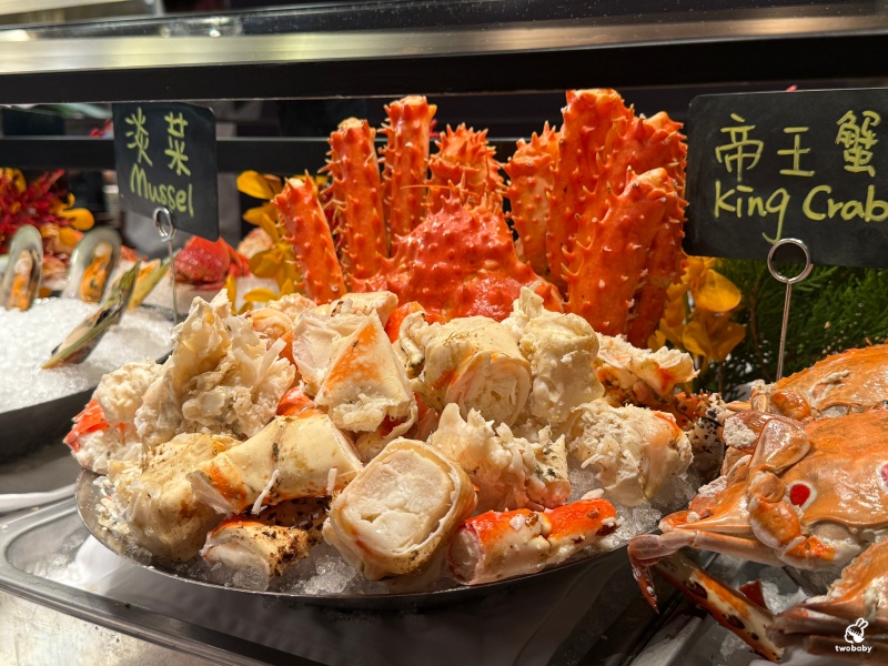 文華東方cafe吃到飽｜週末限定的海鮮派對 台北最奢華帝王蟹、龍蝦Buffet在這裡！ @兔貝比的菲比尋嚐