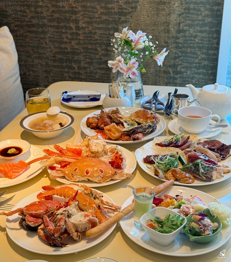 文華東方cafe吃到飽｜週末限定的海鮮派對 台北最奢華帝王蟹、龍蝦Buffet在這裡！ @兔貝比的菲比尋嚐