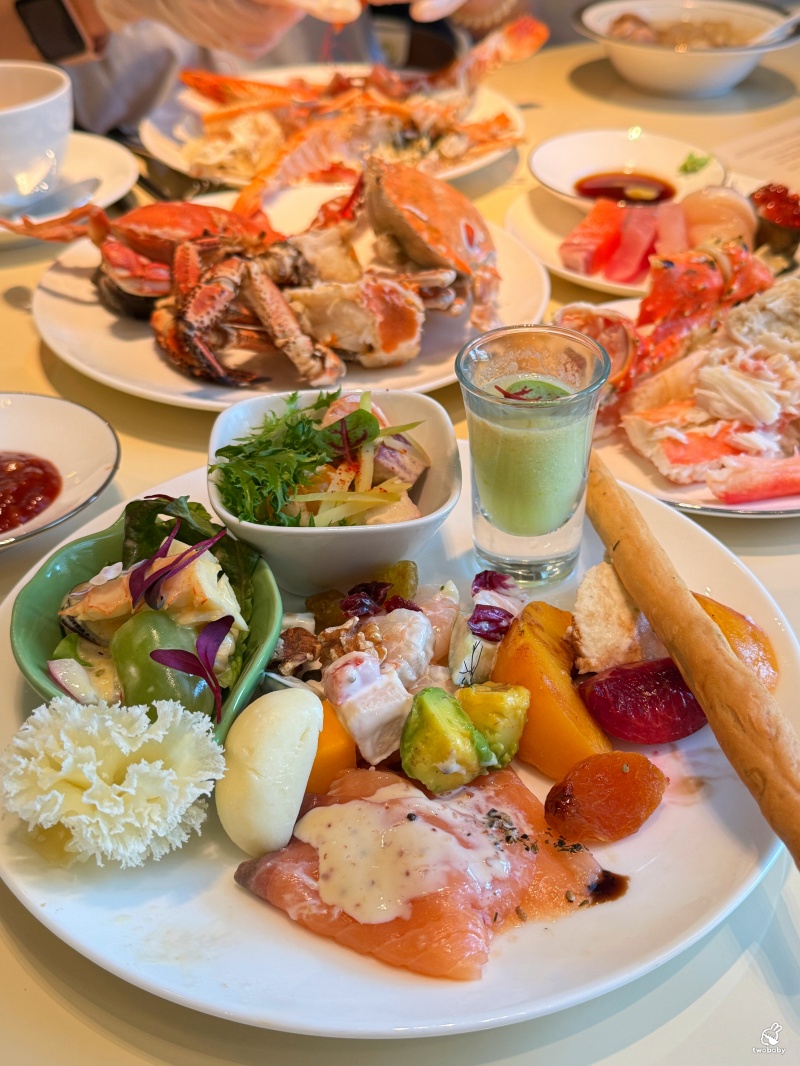 文華東方cafe吃到飽｜週末限定的海鮮派對 台北最奢華帝王蟹、龍蝦Buffet在這裡！ @兔貝比的菲比尋嚐