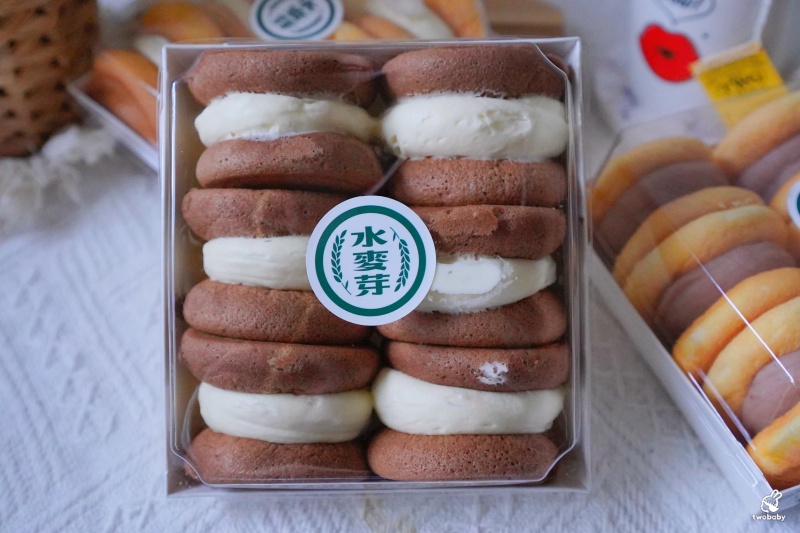 水麥芽菓子烘焙工坊｜桃園伴手禮推薦，手撕蛋糕9種口味＋爆漿生乳球一次開箱！ @兔貝比的菲比尋嚐