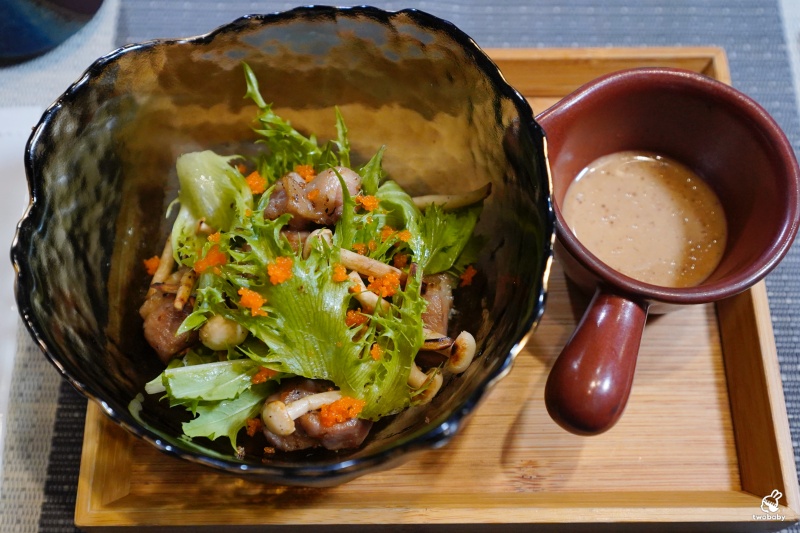 賞鮨手作料理店 1580元套餐享受龍蝦、和牛、海膽等13道料理，基隆高CP值日本料理聚餐首選！ @兔貝比的菲比尋嚐