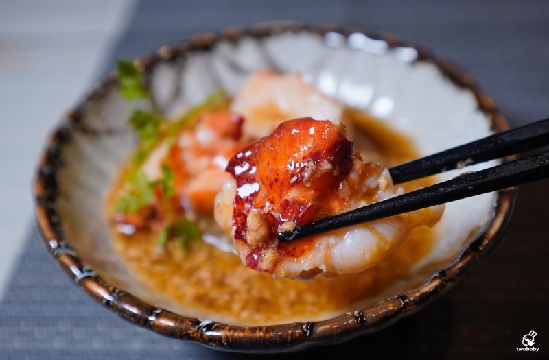 賞鮨手作料理店 1580元套餐享受龍蝦、和牛、海膽等13道料理，基隆高CP值日本料理聚餐首選！ @兔貝比的菲比尋嚐
