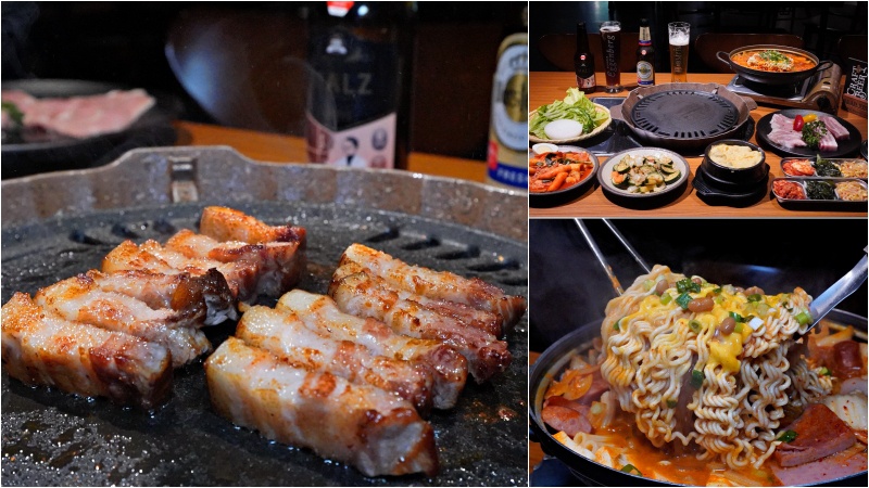 ABV 韓式餐酒館 板橋店｜主打韓式烤肉、部隊鍋、炸雞， 搭配300款世界精釀啤酒，體驗正宗韓國「燒啤文化」 @兔貝比的菲比尋嚐
