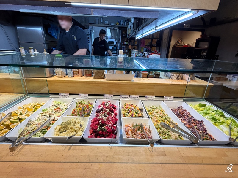 帝拉摩義式餐廳 地中海料理吃到飽500元有找 蔬食沙拉品項多又清爽！ @兔貝比的菲比尋嚐