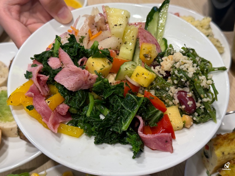 帝拉摩義式餐廳 地中海料理吃到飽500元有找 蔬食沙拉品項多又清爽！ @兔貝比的菲比尋嚐
