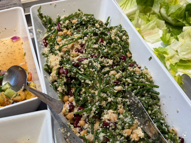 帝拉摩義式餐廳 地中海料理吃到飽500元有找 蔬食沙拉品項多又清爽！ @兔貝比的菲比尋嚐