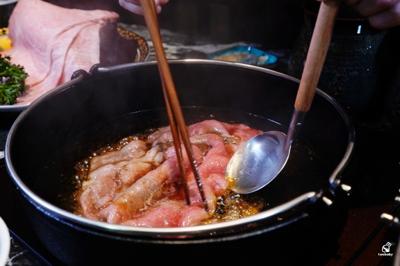 台北預約困難名店｜祇園．禪院壽喜燒專門店 京都百年壽喜燒師傅來台 頂級和牛套餐 吃到最後都驚艷！ @兔貝比的菲比尋嚐