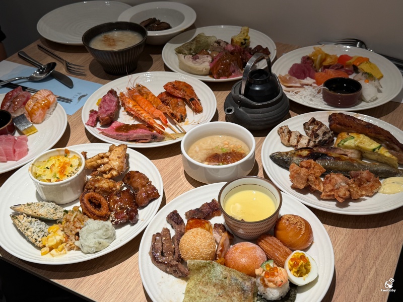 饗食天堂林口三井店 超過200道料理 火烤藍鑽蝦、現切牛排、生魚片、哈根達斯吃到飽完整開箱 @兔貝比的菲比尋嚐
