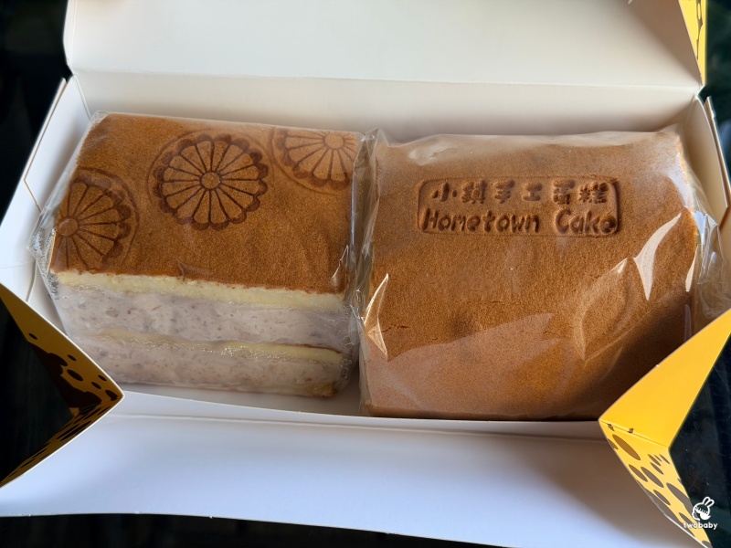 【南京三民美食】小鎮手工蛋糕｜爆餡芋頭蛋糕吃得到大甲芋頭顆粒！生乳捲、半盒蛋糕都超人氣 @兔貝比的菲比尋嚐