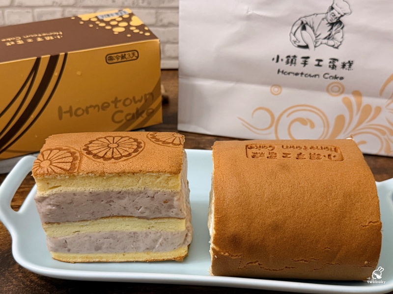 【南京三民美食】小鎮手工蛋糕｜爆餡芋頭蛋糕吃得到大甲芋頭顆粒！生乳捲、半盒蛋糕都超人氣 @兔貝比的菲比尋嚐
