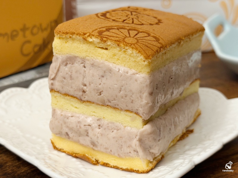 【南京三民美食】小鎮手工蛋糕｜爆餡芋頭蛋糕吃得到大甲芋頭顆粒！生乳捲、半盒蛋糕都超人氣 @兔貝比的菲比尋嚐