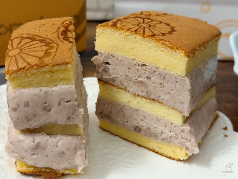 【南京三民美食】小鎮手工蛋糕｜爆餡芋頭蛋糕吃得到大甲芋頭顆粒！生乳捲、半盒蛋糕都超人氣 @兔貝比的菲比尋嚐