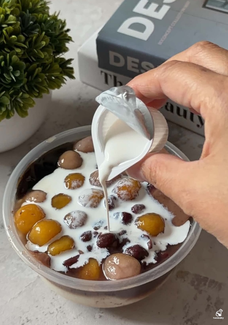 板橋府中甜品推薦 芽米緹 Yummy tea 招牌三色布丁加上滿滿配料 好滿足！ @兔貝比的菲比尋嚐