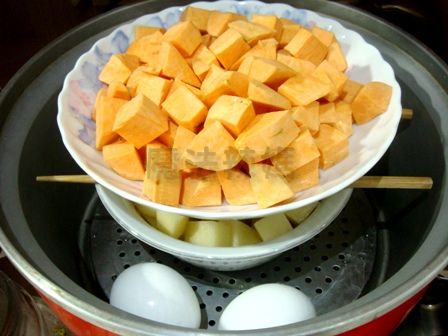 電鍋食譜-雙薯蛋沙拉~ @兔貝比的菲比尋嚐